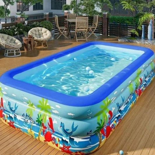 Piscina gonflabila copii dreptunghiulara 260 x 165 x 54 cm