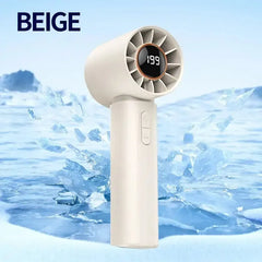 Ventilator portabil turbo fara elice cu afisaj LED si incarcare Type-C