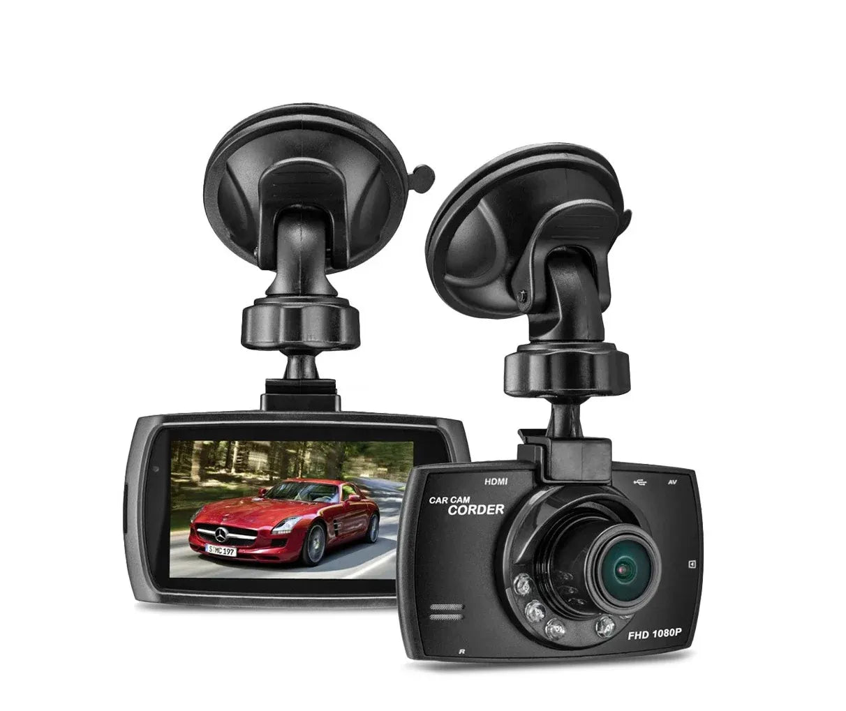 Cameră Video Auto Full HD 1080P DVR – Ecran LCD 2,4”, Night Vision, G-Sensor