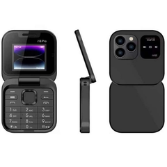 Telefon Mobil Mini cu Ecran Dublu