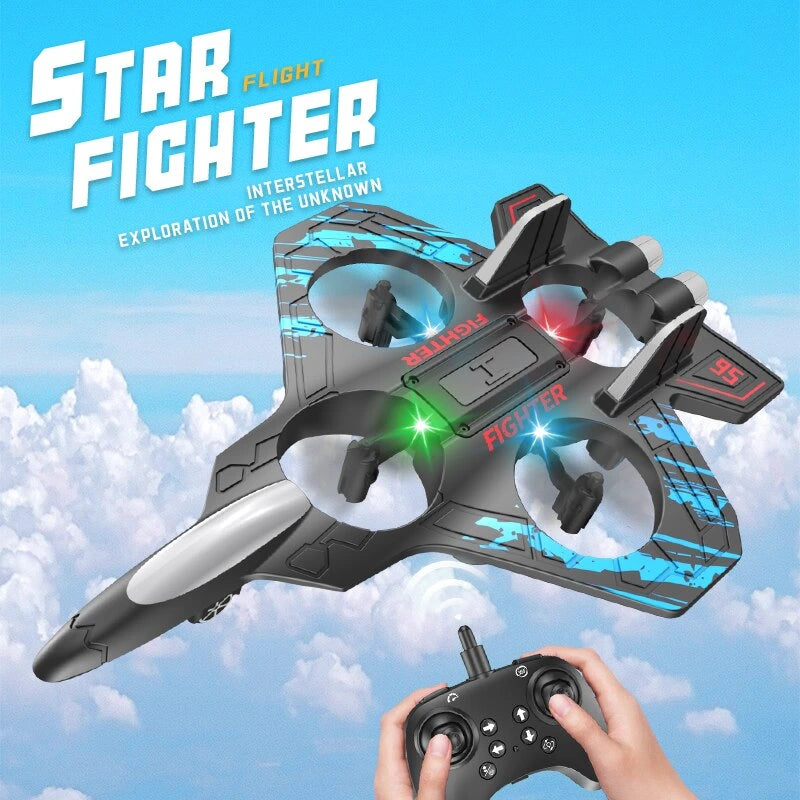 Avion cu Telecomandă pentru Acrobații 360°, Lumini LED, Design Aerodinamic - imagine 2