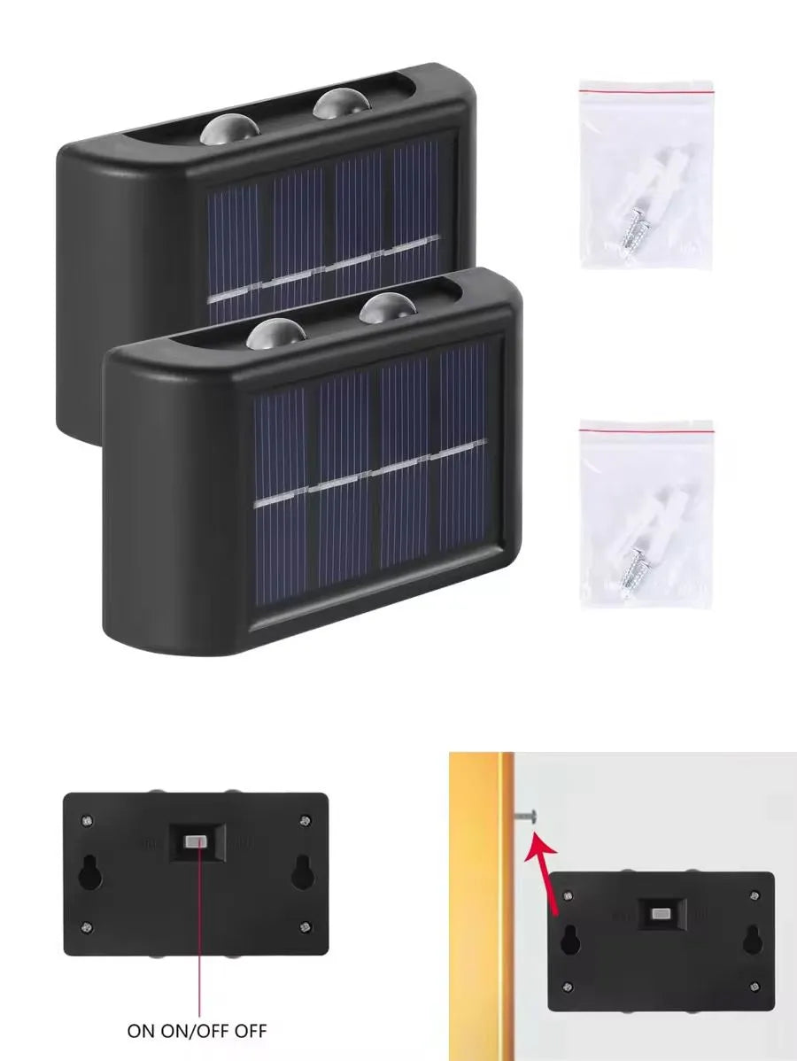 Set 2 Lămpi de Perete cu iluminare sus si jos 4 LED-uri - imagine 4
