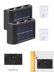 Set 2 Lămpi de Perete cu iluminare sus si jos 4 LED-uri