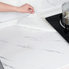 Autocolant marmura autoadeziv gri deschis pentru decor modern