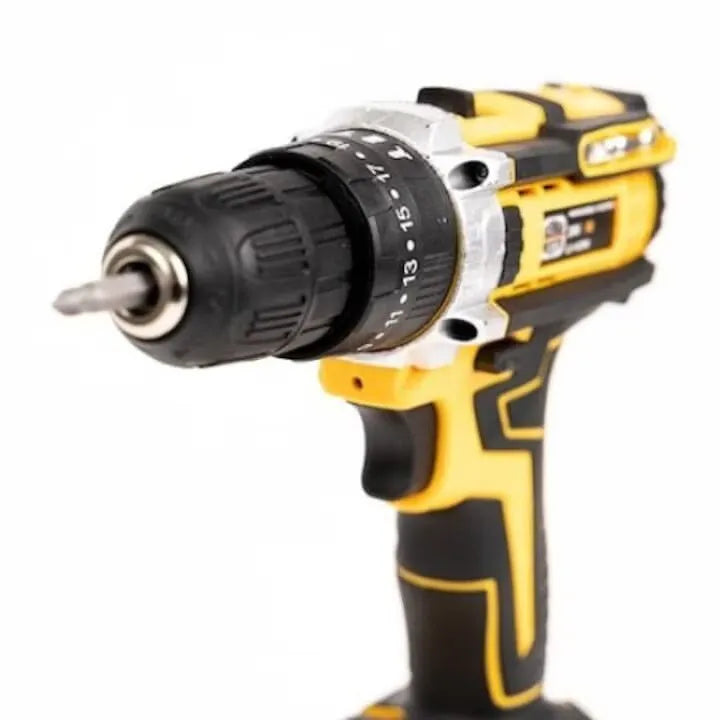 Mașină de Găurit și Înșurubat cu Percuție 48V, 500W – Cuplu 100Nm, 2 Acumulatori, 30 Accesorii - imagine 3
