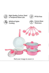 Set 13 Piese Oale și Tigăi Antiaderente cu accesorii