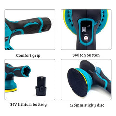 Aparat Polish Auto Fără Fir cu 2 Acumulatori 36V