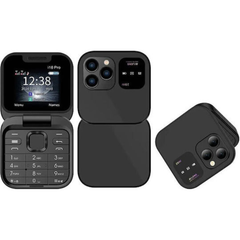 Telefon Mobil Mini cu Ecran Dublu
