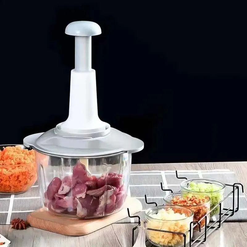 Mașină de tocat legume manuală tip presare multifuncțională