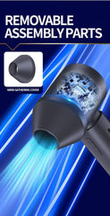 Ventilator portabil turbo fara elice cu afisaj LED si incarcare Type-C