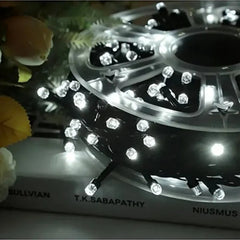 Instalație Rolă de Crăciun 100m cu 500 LED-uri Diamant – Pentru Exterior și Interior