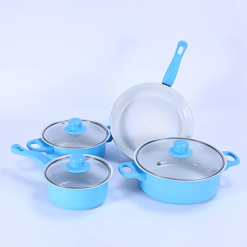 Set 13 Piese Oale și Tigăi Antiaderente cu accesorii - imagine 11
