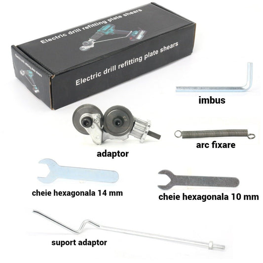 Adaptor de Tăiat Tablă pentru Bormașină - Promagg.ro