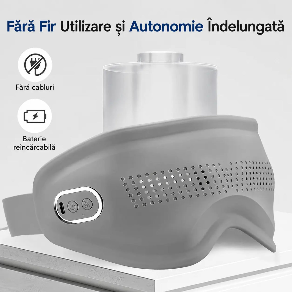 Aparat de Masaj Ocular Promagg cu Căldură și Vibrații - imagine 4