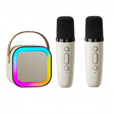 Boxa Karaoke Cu 2 Microfoane Smart, Conectare Bluetooth, IOS/Android - Promagg.ro
