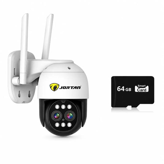 Camera IP Wireless JORTAN JT-3XM 6MP – LAN/Wireless, Rotire 355°, Card 64GB Inclus