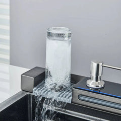 Chiuveta Multifunctionala cu 2 Cascade cu Accesorii Incluse, Afisaj Digital a Temperaturii si Robinet Cascada - imagine 6