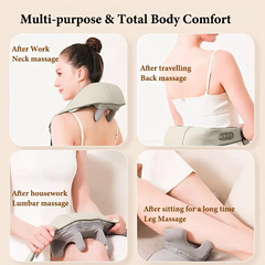 Aparat masaj cervical pentru relaxare musculara si confort zilnic - imagine 2