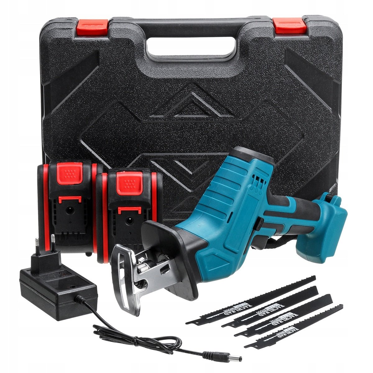 Fierastrau Electric Sabie cu 2 Acumulatori 48V 4 Panze - Promagg.ro