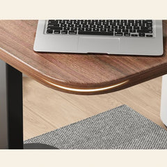 Măsuță de Cafea Rotativă cu Înălțime Reglabilă și Cadru Metalic