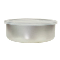 Set 5 Cutii Alimentare din Oțel Inoxidabil cu Capace Transparente, Diametre 10-18 cm