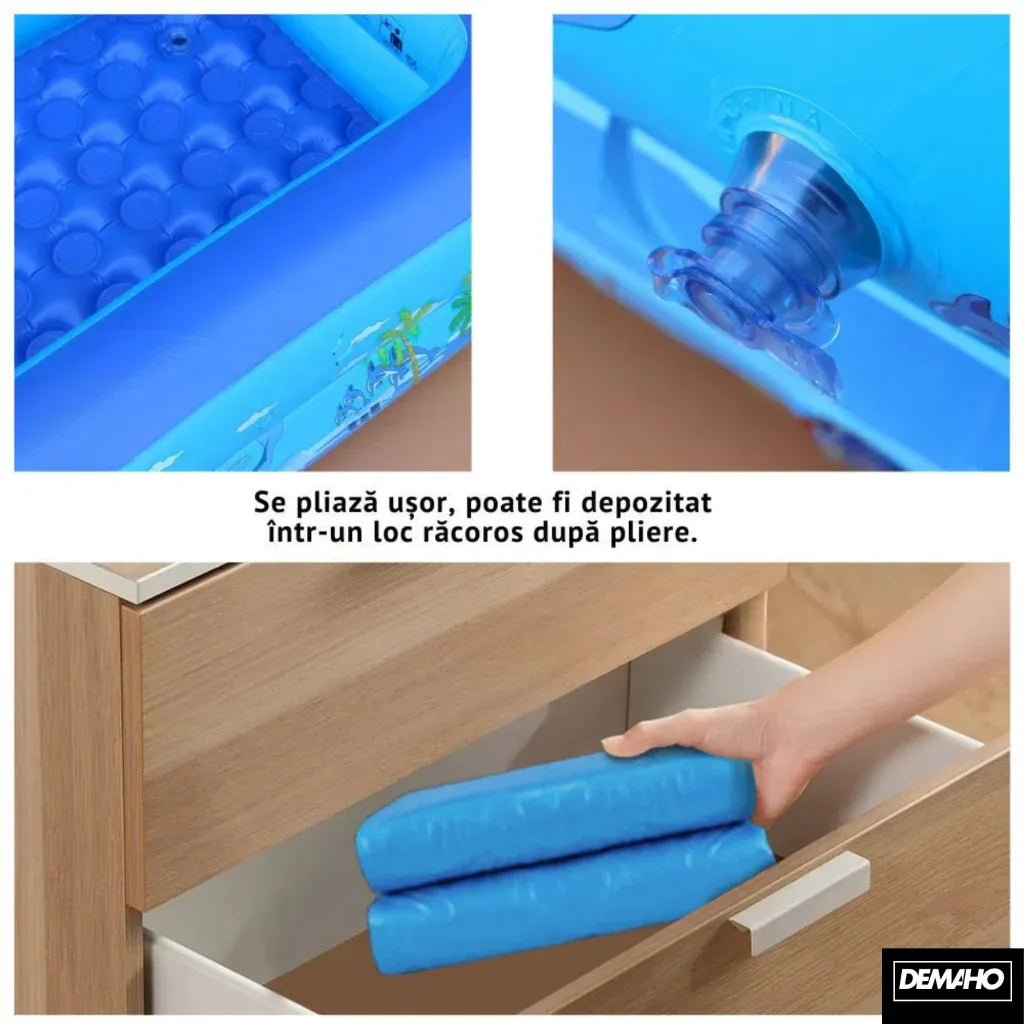 Piscină Gonflabilă XXL 300x172x54 cm pentru Copii și Familie - imagine 5