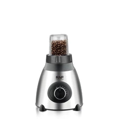 Blender Electric 3 în 1, 1000W, Vas din Sticlă 1.5L, Bol Inox și Râșniță, 2 Viteze + Pulse