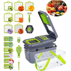 Răzătoare Multifuncțională pentru Legume și Fructe cu 22 Accesorii