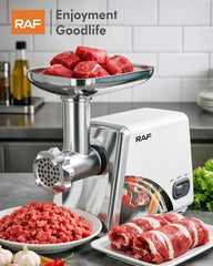 Mașină Electrică RAF pentru Tocat Carne cu Accesorii Multifuncționale