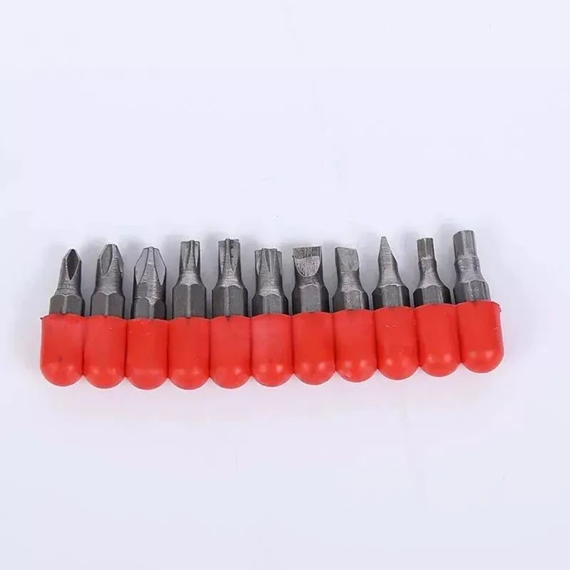 Set 21 Piese cu 9 Tubulare, 11 Biți și Mâner Magnetic în Formă de T - imagine 3