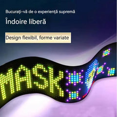 Ecran LED Flexibil pentru Mașină 12 x 60 cm