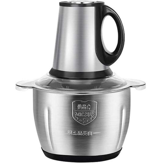 Tocator electric 1000W, 3L cu 4 lame din inox pentru carne, legume si alte alimente