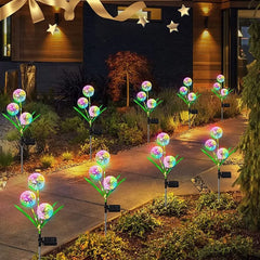 Set 2 Lămpi Solare de Grădină Tip Păpădie