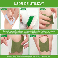 Set 30 Plasturi din Plante pentru Genunchi