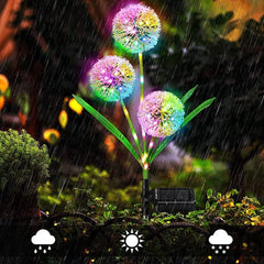 Set 2 Lămpi Solare de Grădină Tip Păpădie