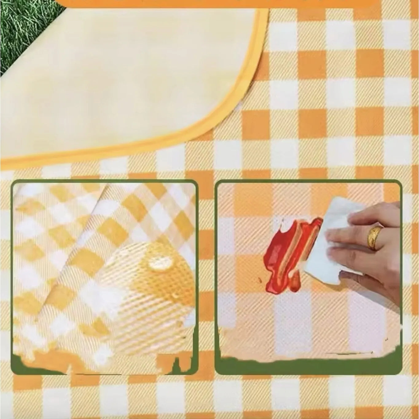 Pătură de Picnic Impermeabilă – 100 x 150 cm - imagine 7