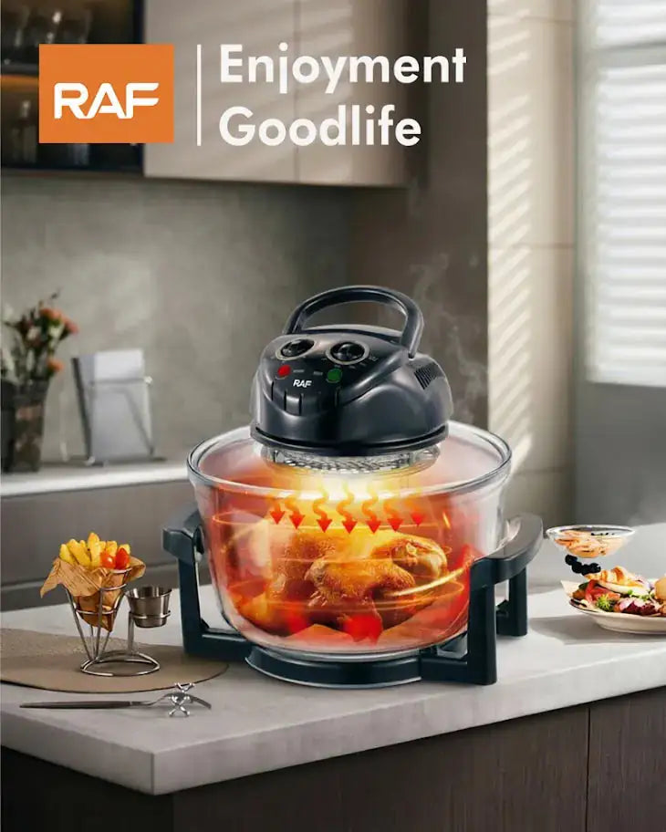 Friteuză cu Aer Cald RAF 12L și Funcție de Preparare cu Aburi - imagine 5