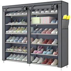 Dulap pentru Pantofi Pliabil cu 10 Rafturi pentru Organizare Eficientă