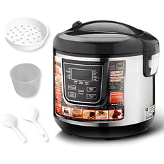 Multicooker Electric RAF 6L cu 12 Programe și Panou Digital Inteligent - Negru
