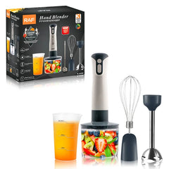 Blender Multifuncțional RAF 5 în 1 cu 5 Accesorii, Motor Puternic și Lame din Inox