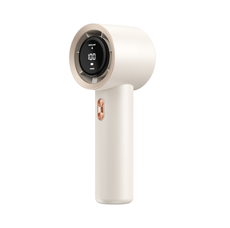Ventilator de mana portabil cu display LED pentru racorire rapida - imagine 8