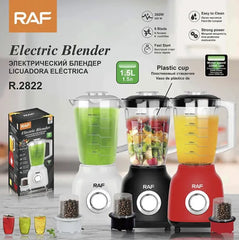 Blender 2 în 1 cu Bol 1.5L și Râșniță, 1000W, 2 Trepte de Viteză, Negru