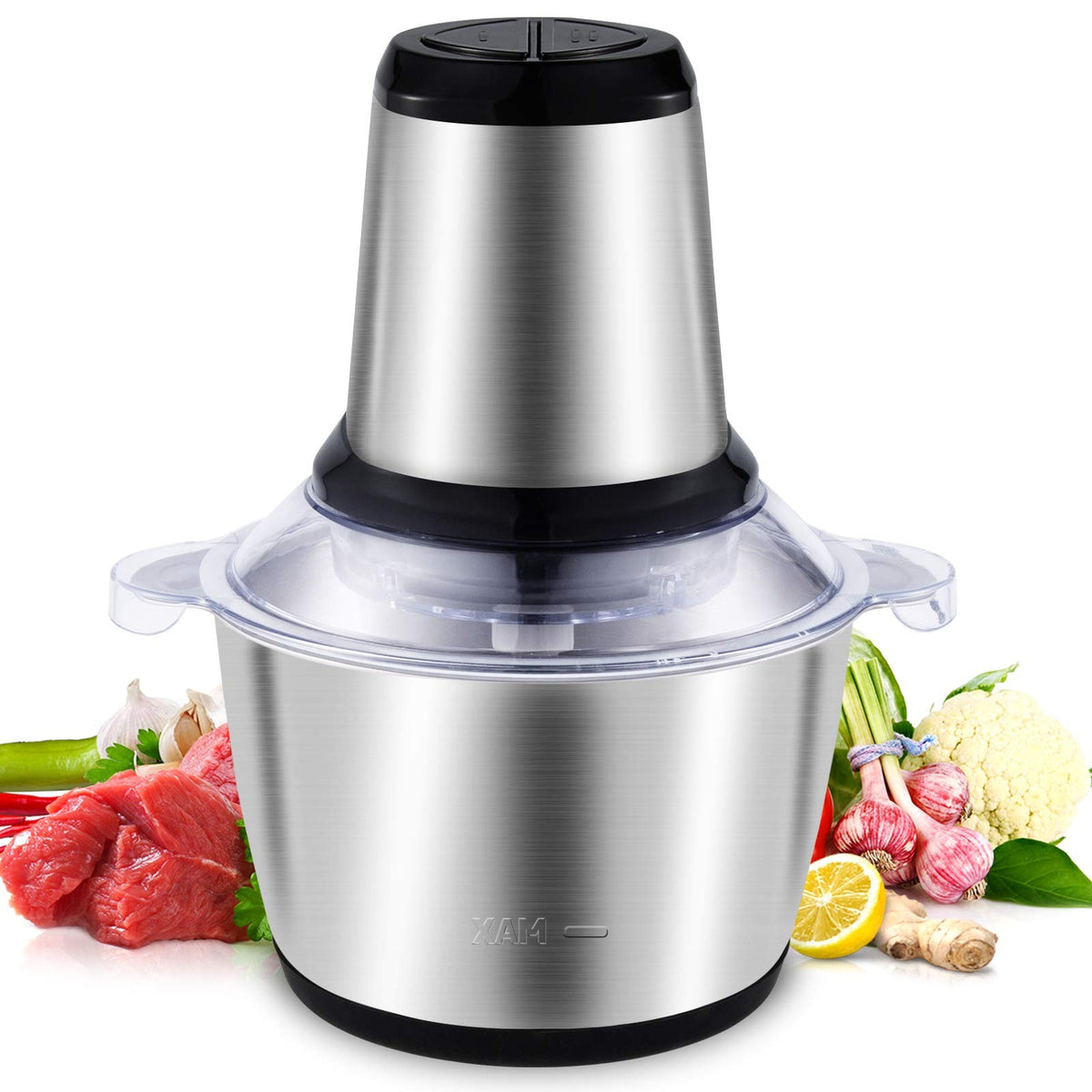 Tocător Electric 250W 3L din Inox pentru Mărunțire Rapidă