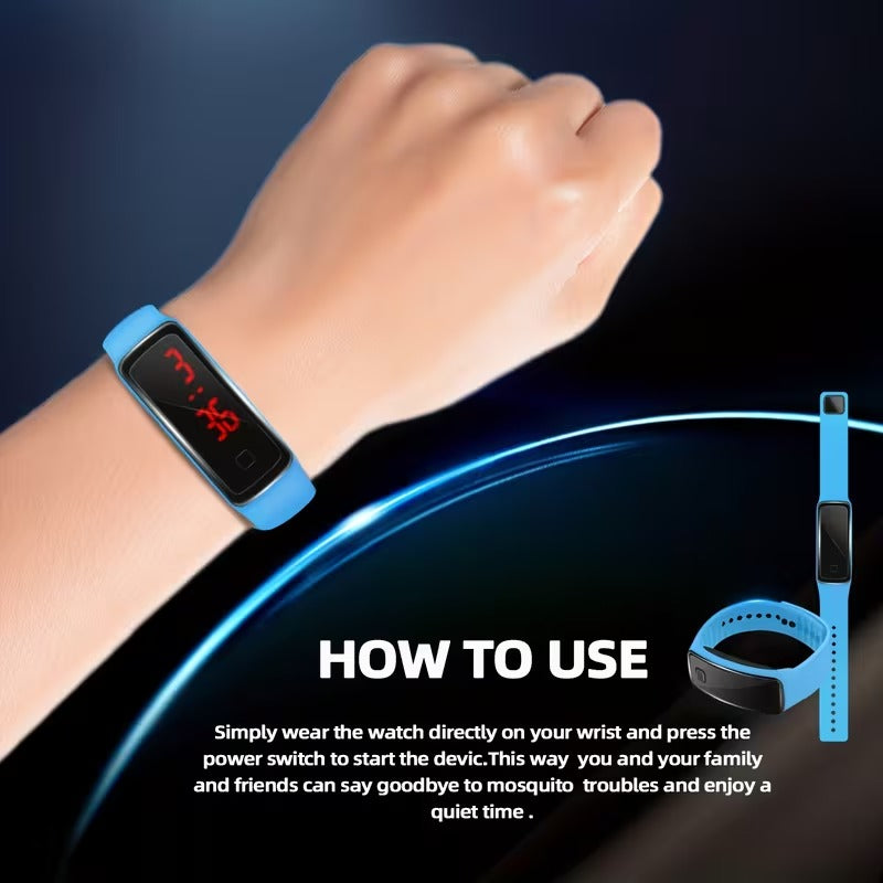 Brățară Anti Țânțari Electronică din Silicon pentru Protecție Eficientă - imagine 3