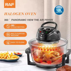 Friteuză cu Aer Cald RAF 12L și Funcție de Preparare cu Aburi - imagine 3