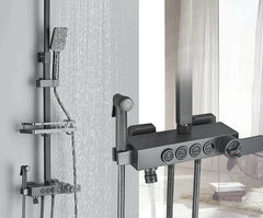 Coloană de Duș cu Termostat 4 Funcții pentru Confort și Siguranță