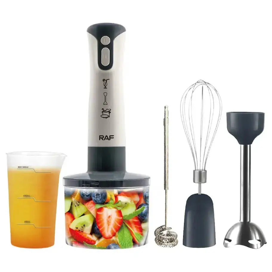 Blender Multifuncțional RAF 5 în 1 cu 5 Accesorii, Motor Puternic și Lame din Inox - imagine 9