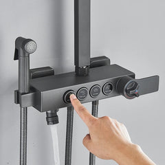 Coloană de Duș cu Termostat 4 Funcții pentru Confort și Siguranță