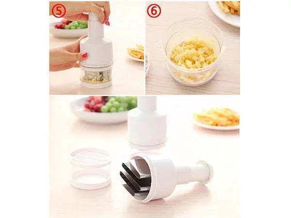 Feliator manual pentru legume si usturoi cu lame din inox - imagine 8