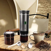 Espressor Portabil pentru Cafea - Compatibil cu Capsule Nespresso și Dolce Gusto